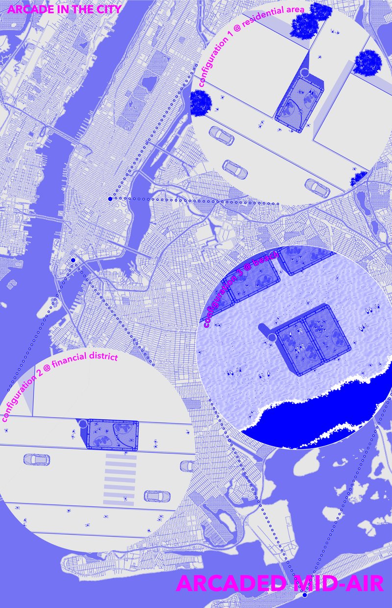Arcade in the City – Configurations adapting to residential, financial, and beachfront areas.