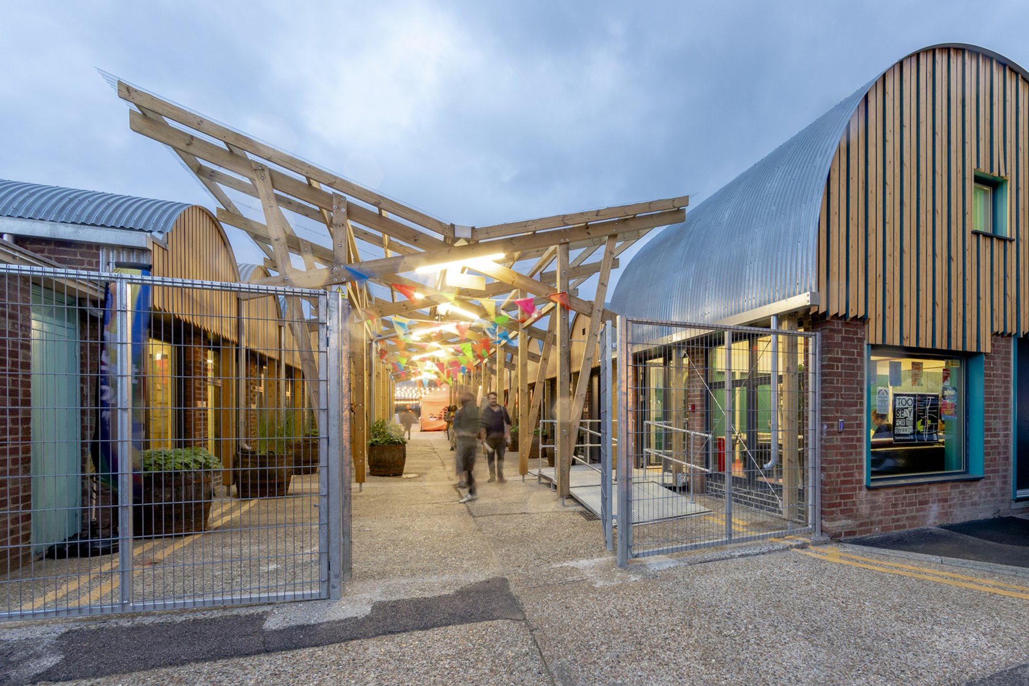 Jan Kattein Architects Turns Derelict Edmonton Garages into 35 Affordable Workspaces