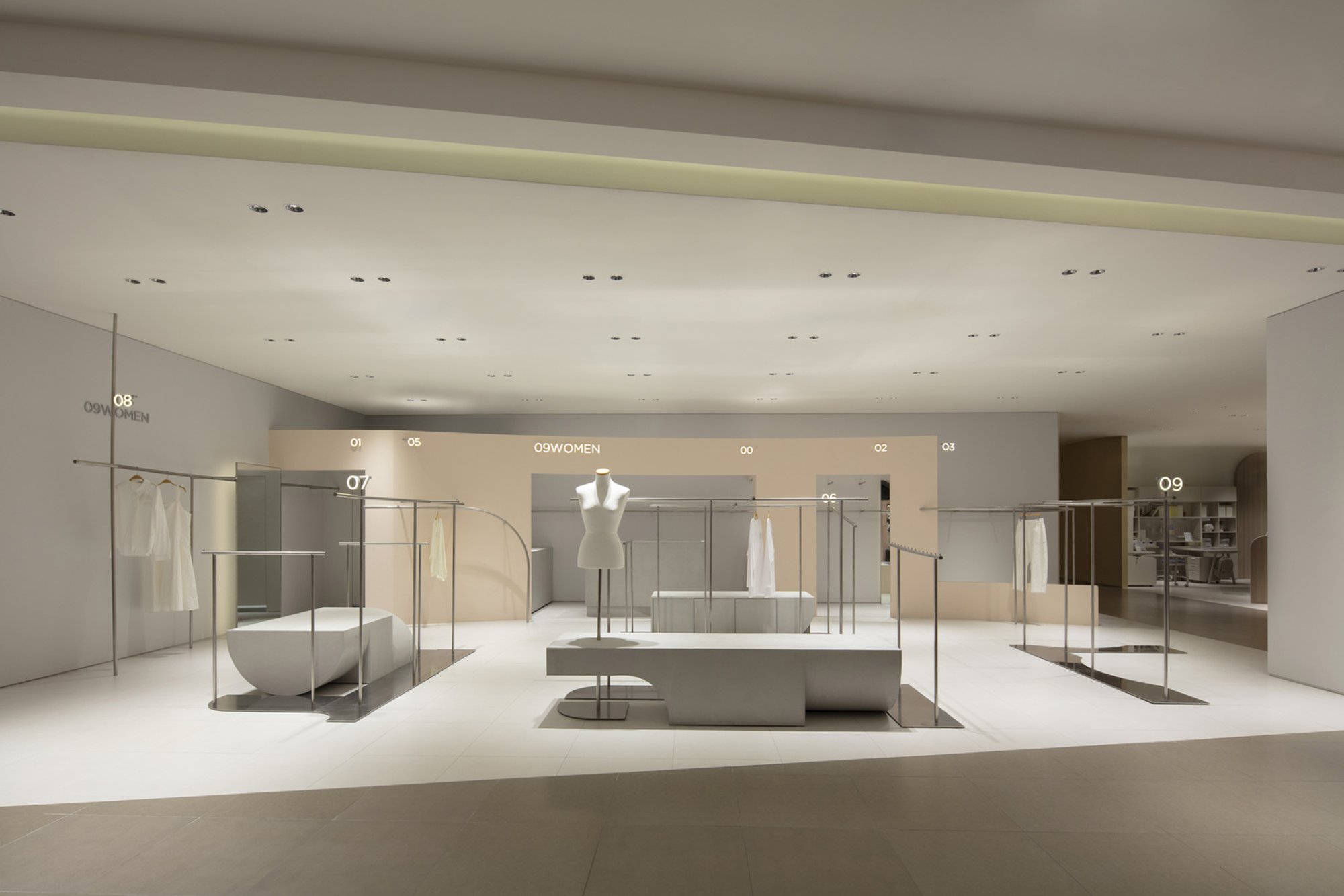 SUBTEXT Encodes Ten Identities into an 80-Square-Meter Clothing Store in Suwon