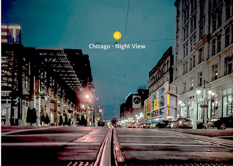 Night Vision of The GAP – A futuristic take on urban public space transformation.