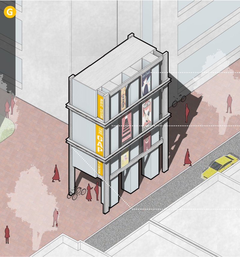 Multi-functional Structure – Adaptive design for trade, community, and public use.