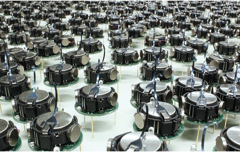 Swarm Robotics in Architecture – Autonomous robotic systems mimicking natural swarms.