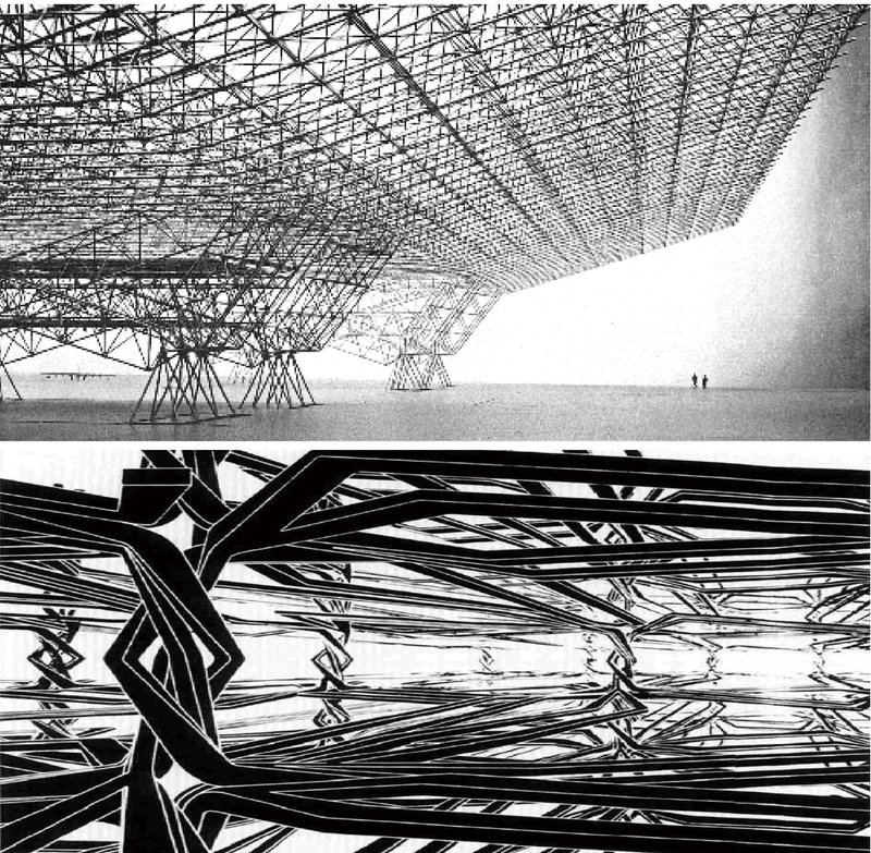 Futuristic Space Frame Concept – Experimental spatial structures redefining modular design.