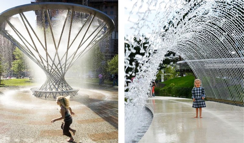 Interactive Water Features – Playful installations promoting sustainability and joy.