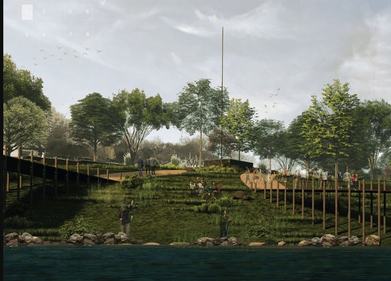 Public Space &amp; Greenery – An inviting urban oasis designed for relaxation and education.