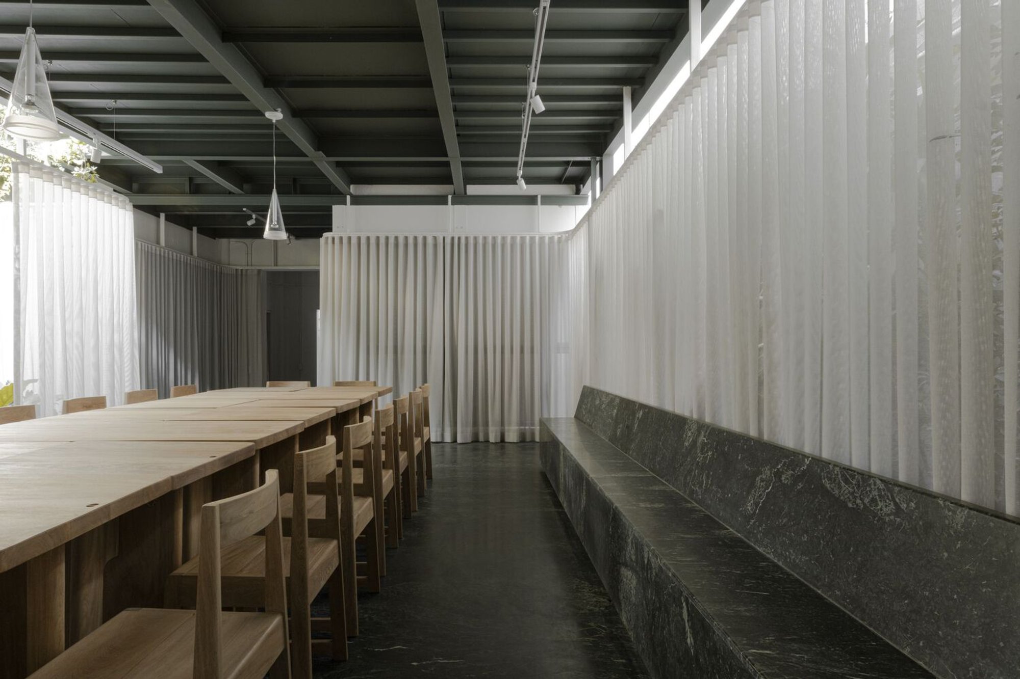 Ignacio Urquiza and Ana Paula de Alba Wrap a Mexico City Culinary Space in Curtains