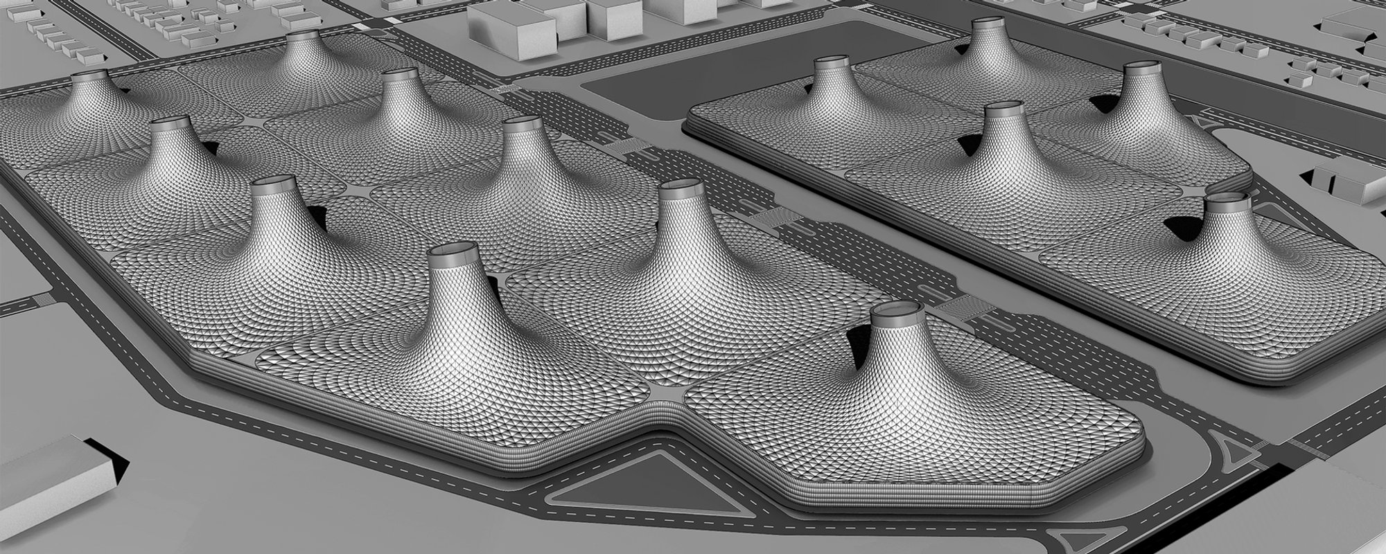 The Districts: A Modular Market Wrapped in a Bioclimatic Shell