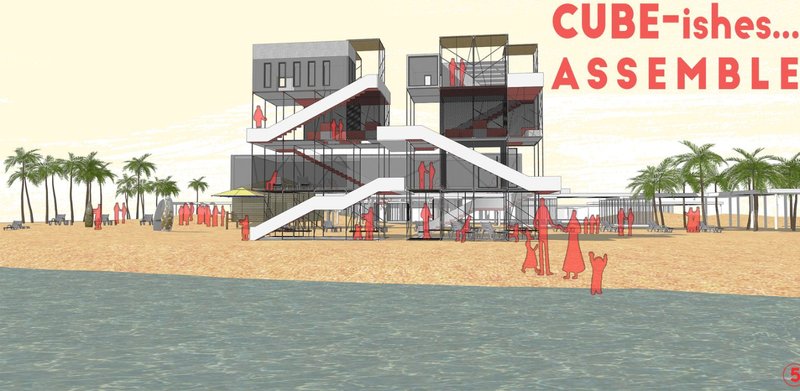 Coastal Adaptation – CUBE(ish) transforms urban and coastal environments into interactive social hubs