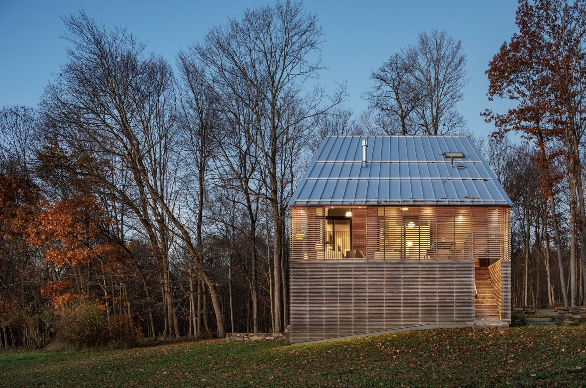 nArchitects Builds a Cedar-Clad House That Thinks Like a Forest in Upstate New York