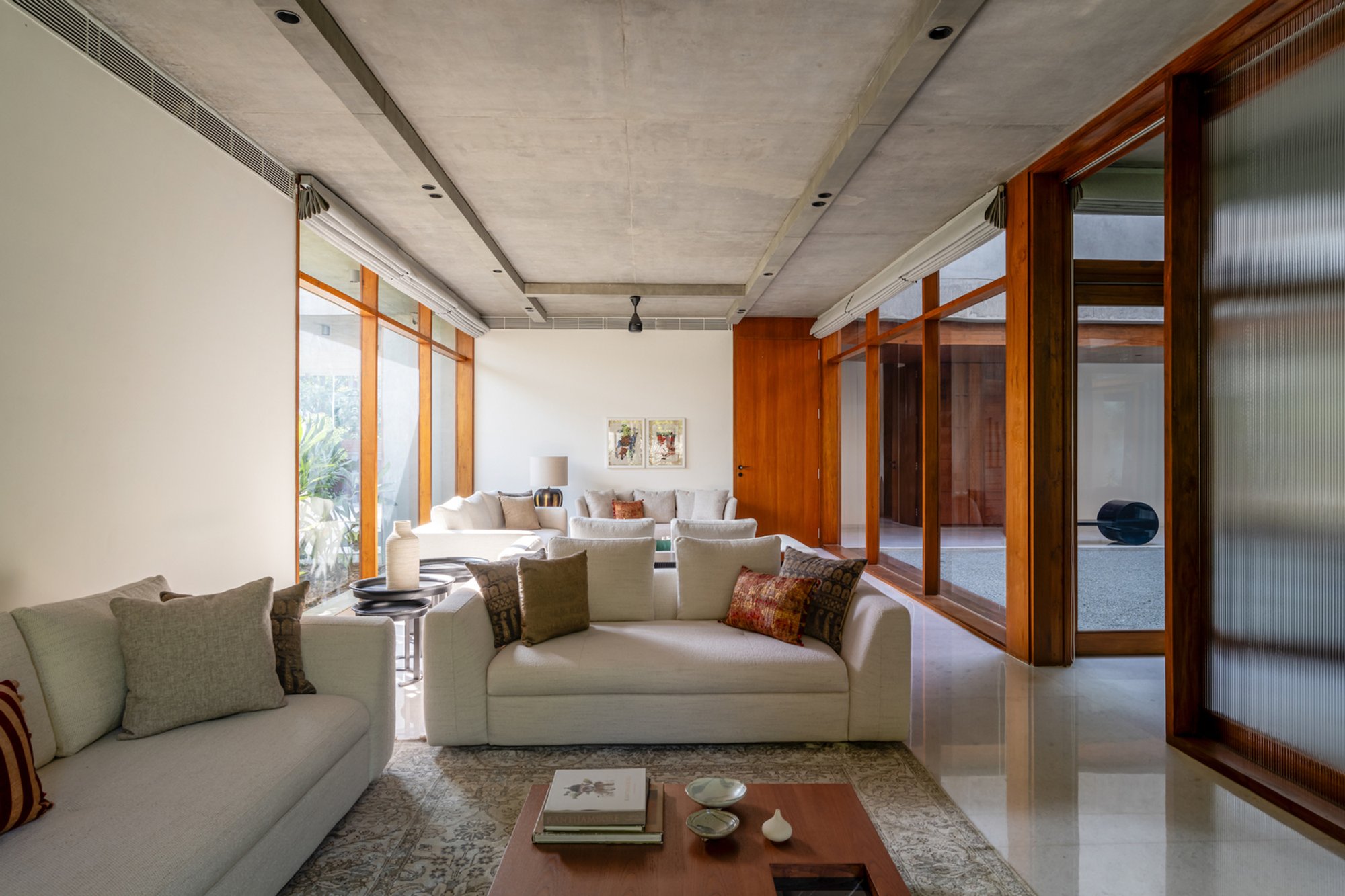 The House of Volumes: A Contemporary Courtyard House Design in Ahmedabad