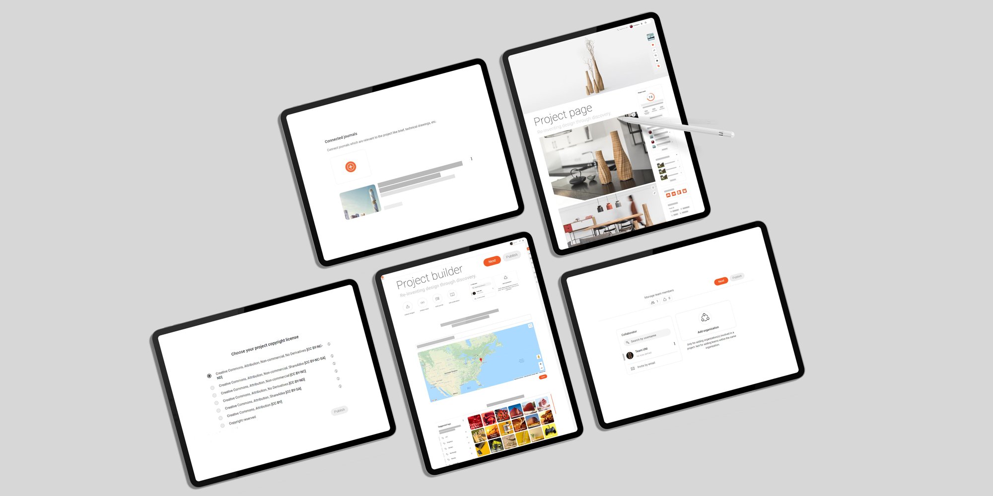 Projects Page at UNI: How you can upload your design projects.