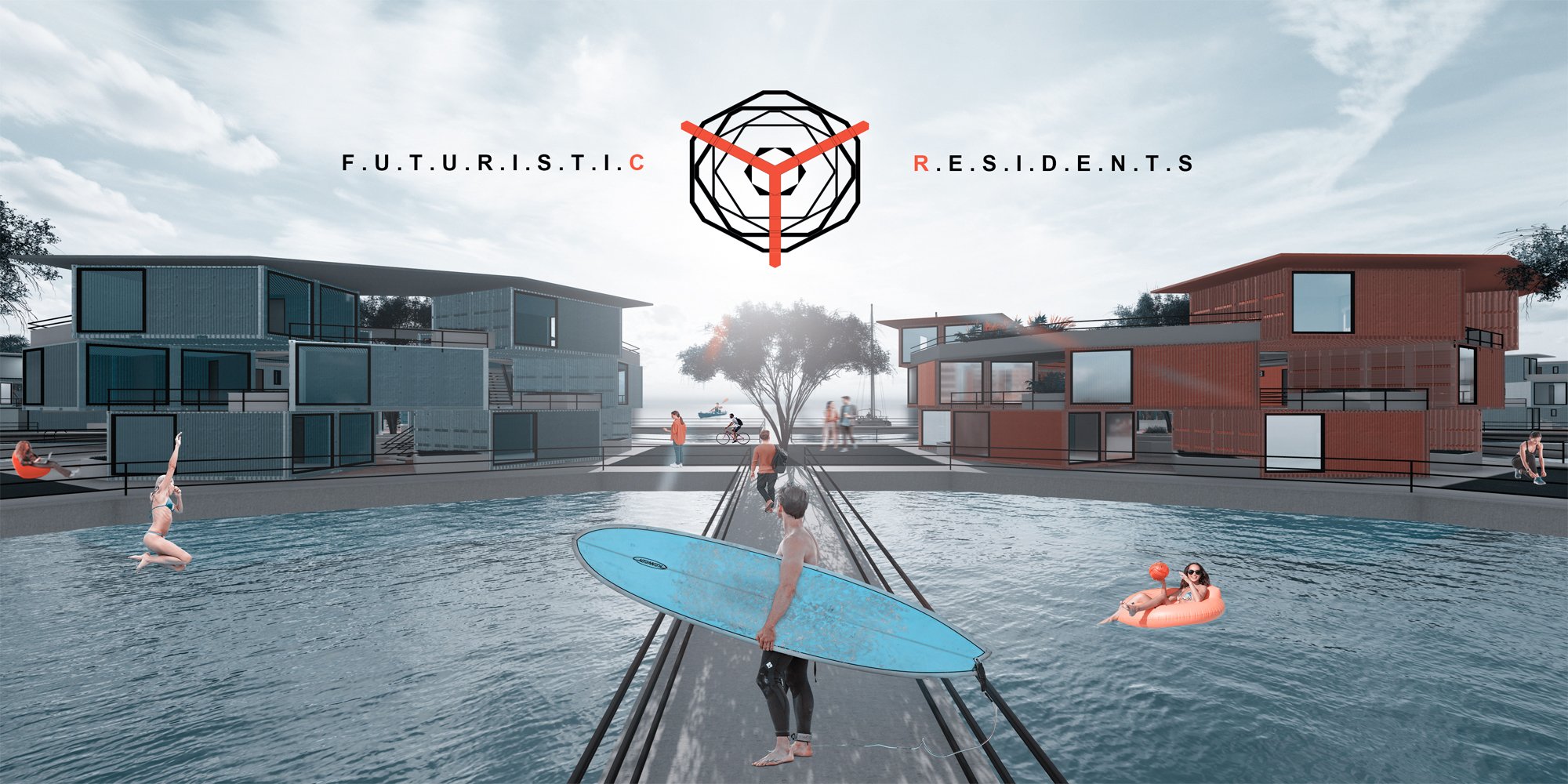 Futuristic Floating Residents