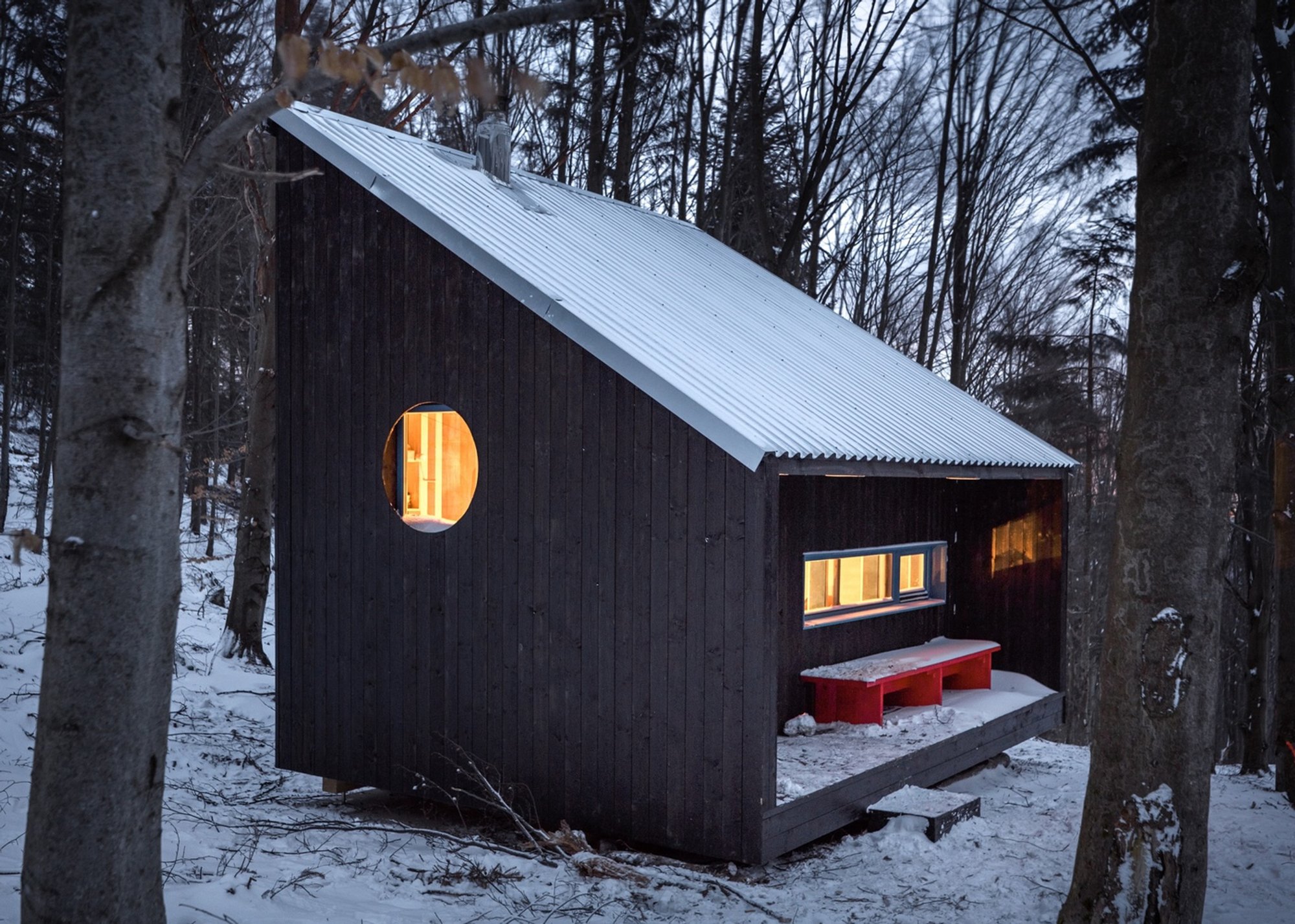 Eco-Friendly Forest Shelter Design by Grau Architects