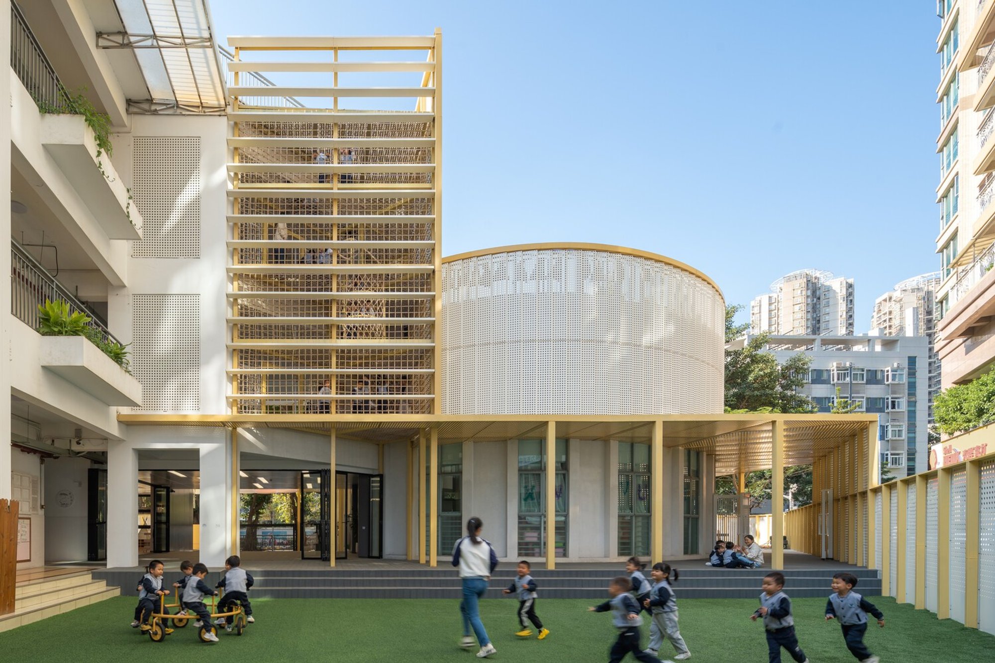 Transforming Educational Spaces: The Xin'an Haibei Kindergarten Architecture Renovation by Diagonal Architectural Design