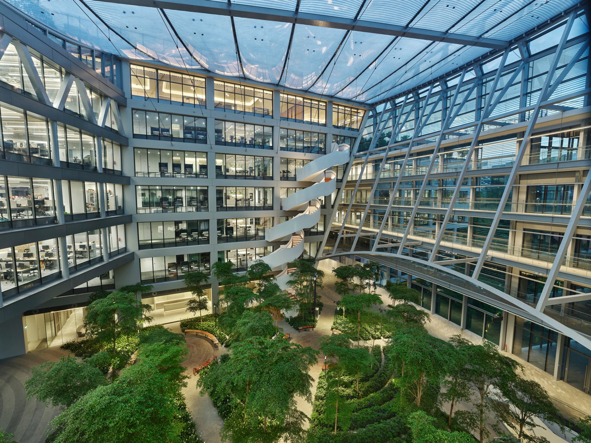 Sustainable Office Campus Design: A Closer Look at Surbana Jurong Campus by Safdie Architects