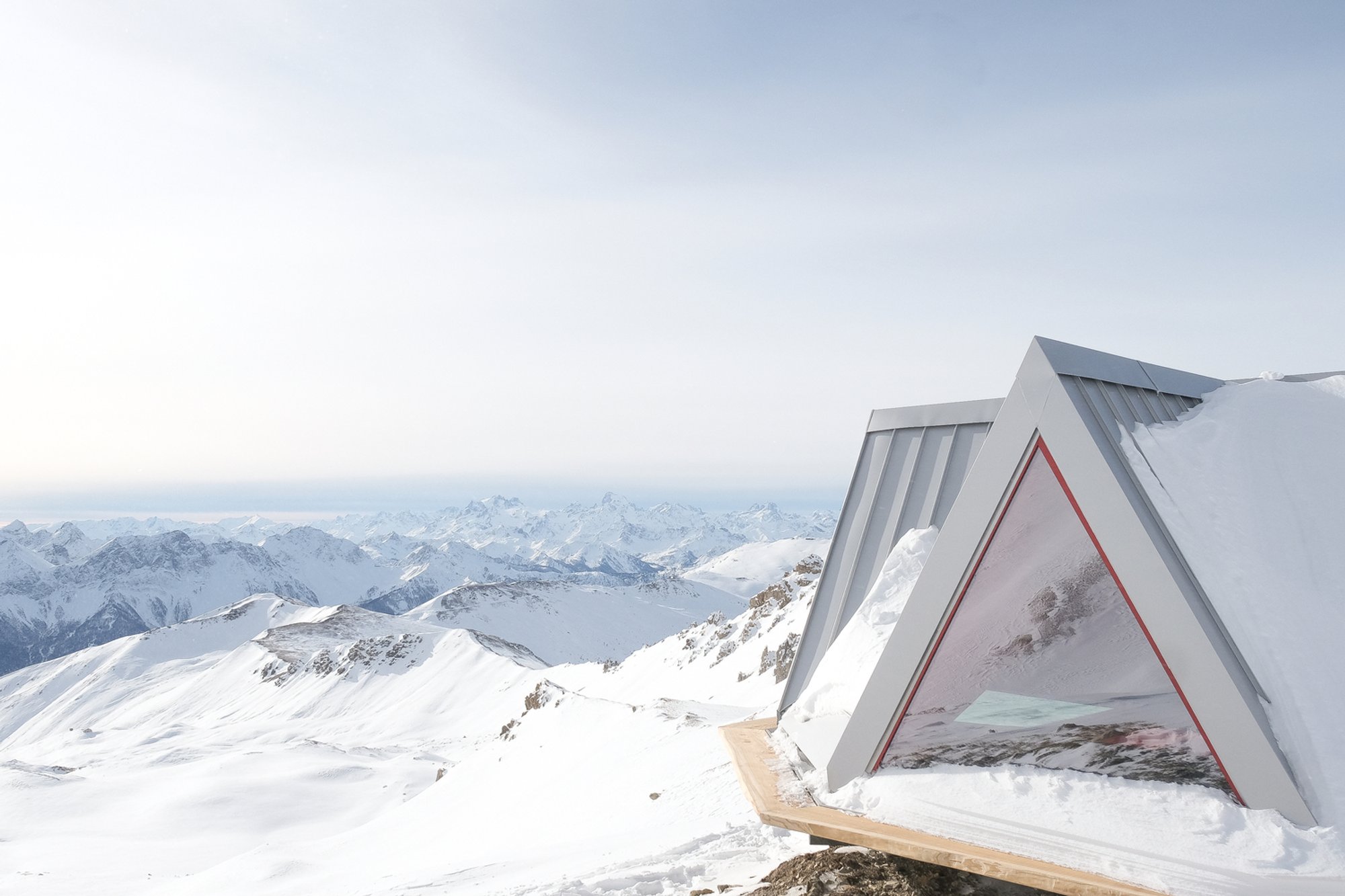 Alpine Emergency Shelters: Innovative Design Meets Mountain Safety in the Pinwheel Shelter by Studio EX