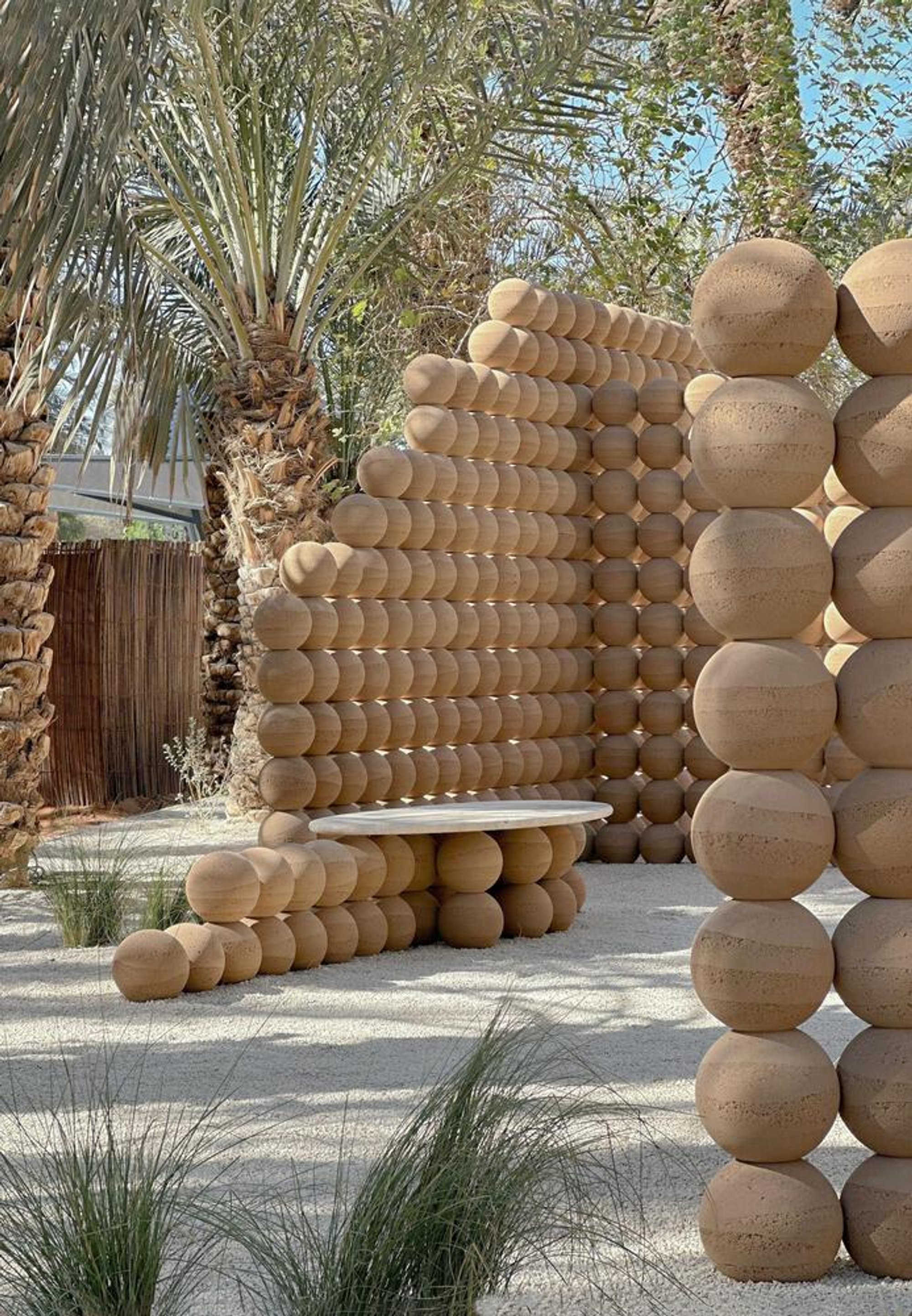 Sustainable Architectural Installations: The "From This Earth" Project in Diriyah