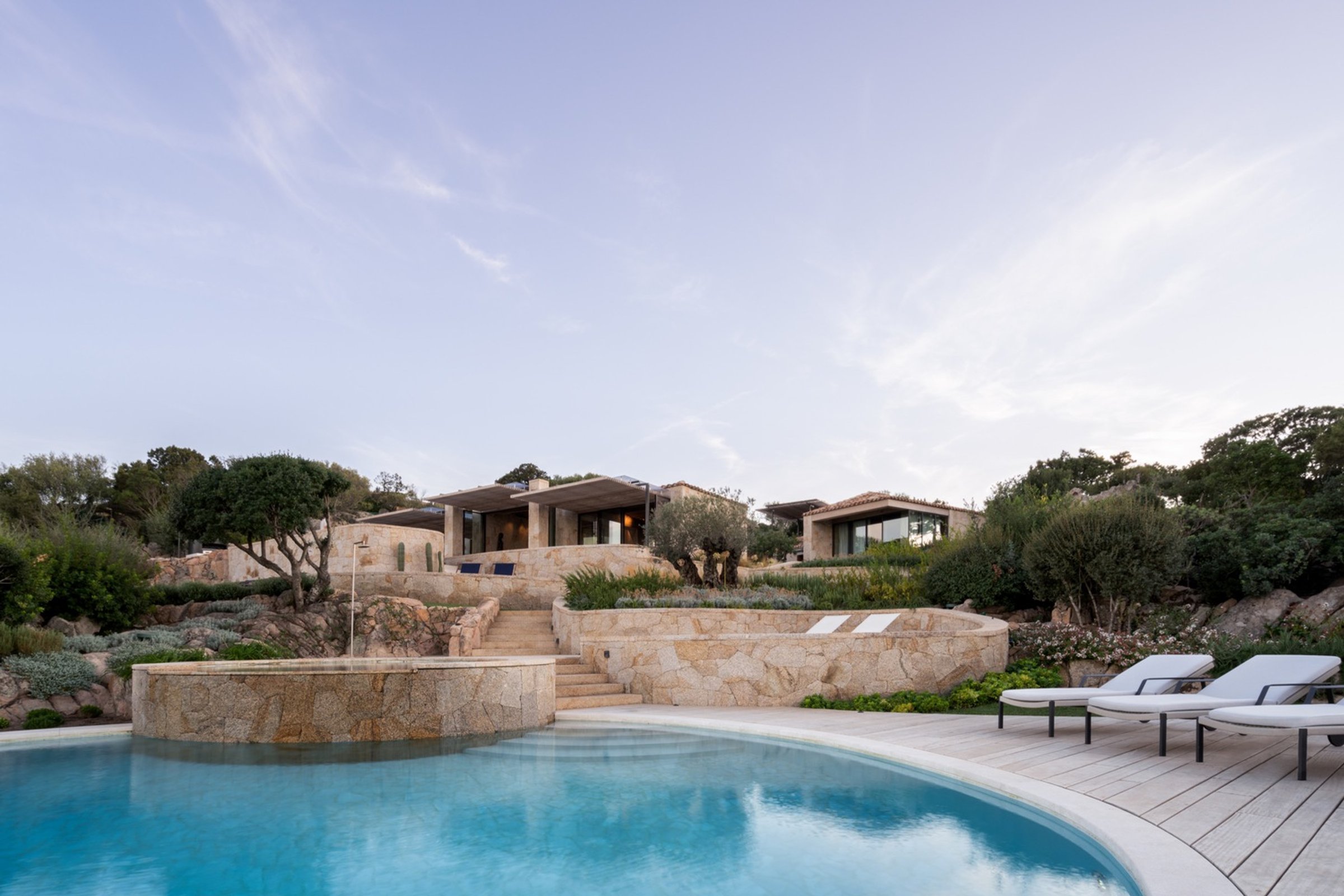 Luxury Mediterranean Villa Design: Villa S by Alvisi Kirimoto + Partners