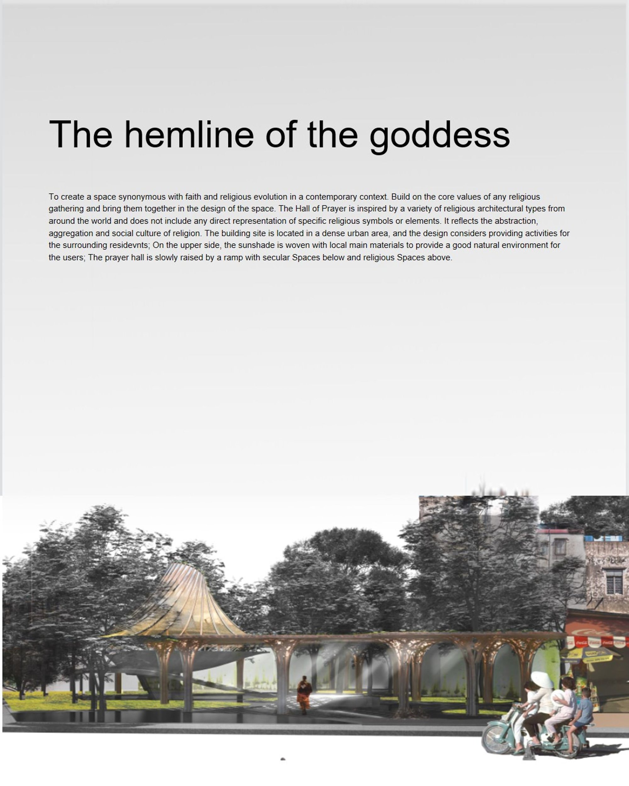 Exploring the Integration of Faith and Design: The Architectural Marvel of The Hemline of the Goddess