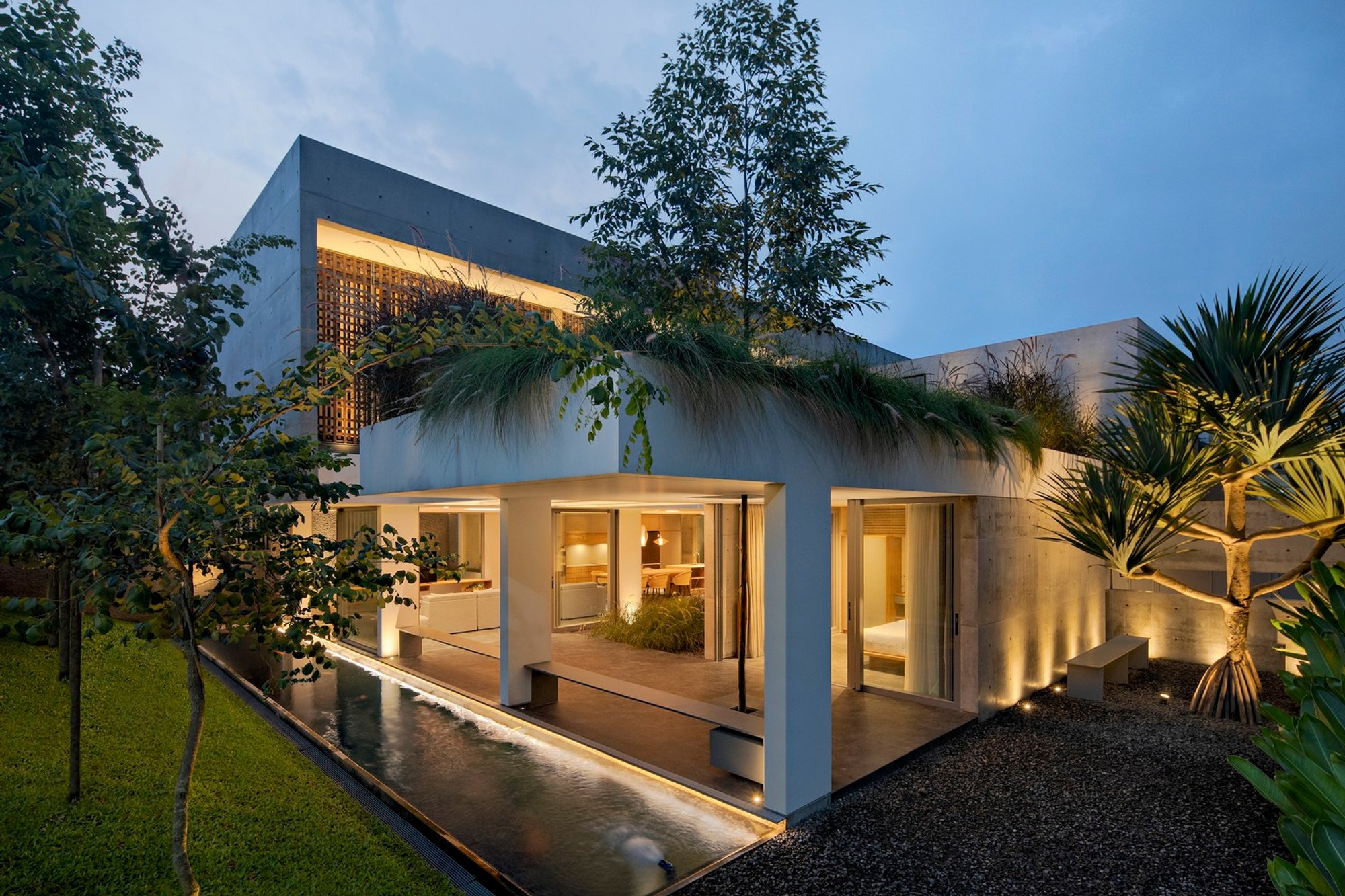 Privacy-Focused Home Design in Bandung: A Tour of YT House by Pranala Associates