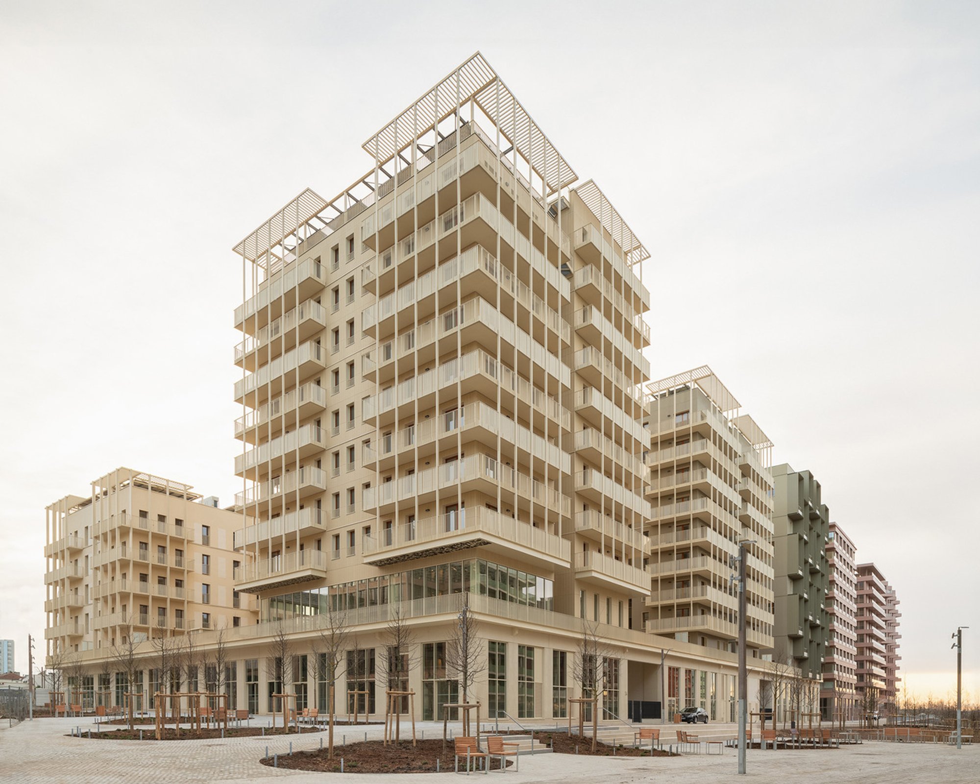 Pioneering Sustainable Urban Development in Saint-Ouen: Athletes Village Lot E2B by CoBe Architecture & Paysage