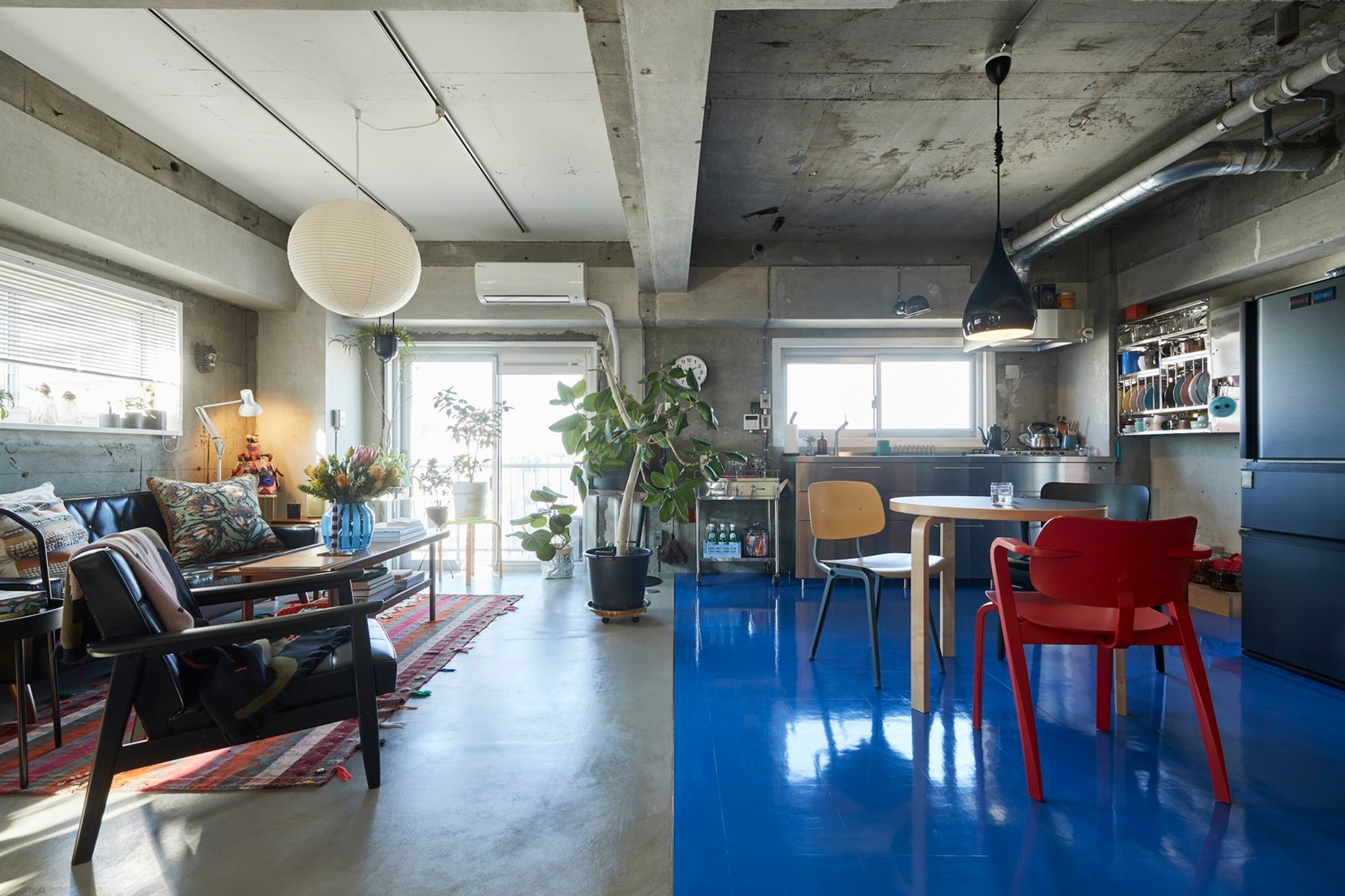 Tokyo Blue Apartment Renovation: Transforming Urban Living Spaces