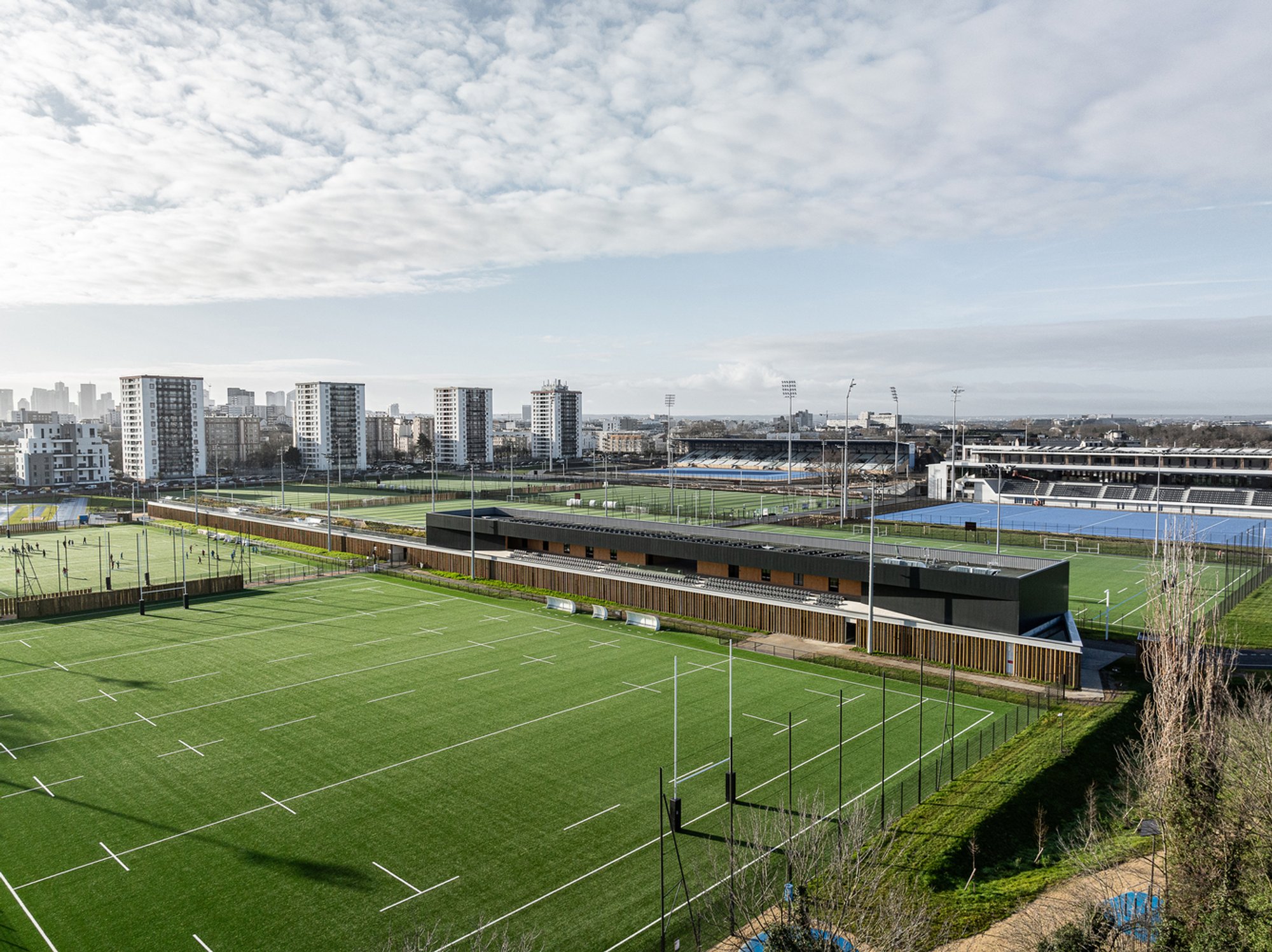 Sustainable Sports Architecture in France: Innovation at Yves du Manoir Stadium