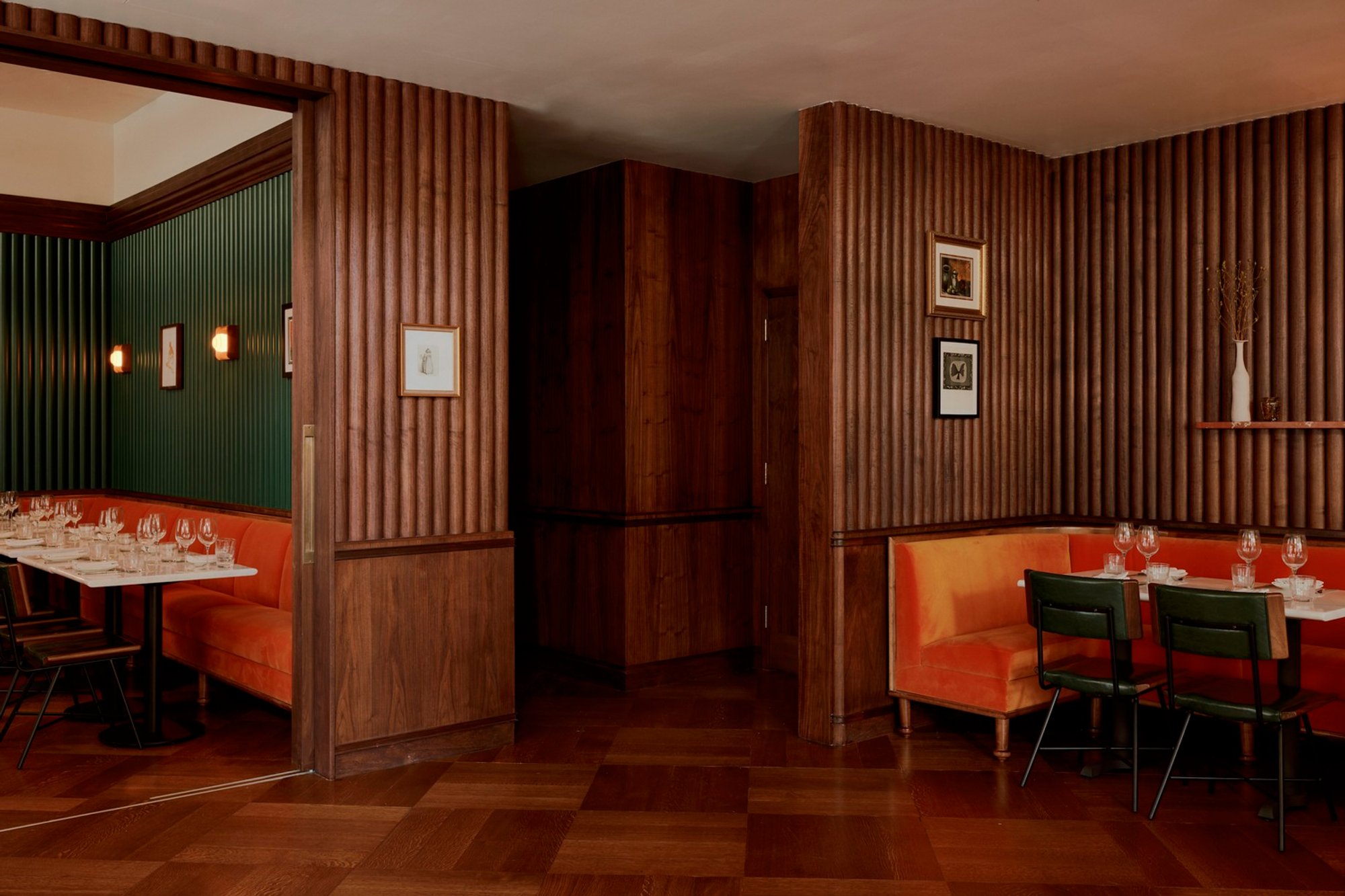 Discovering the Latest Restaurant Interior Design Trends at Lupetto Restaurant by Parts and Labor Design