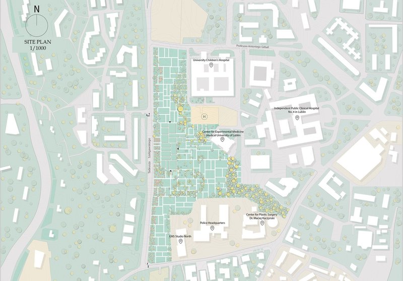 Site plan showing Verdant's integrated green spaces and facilities.
