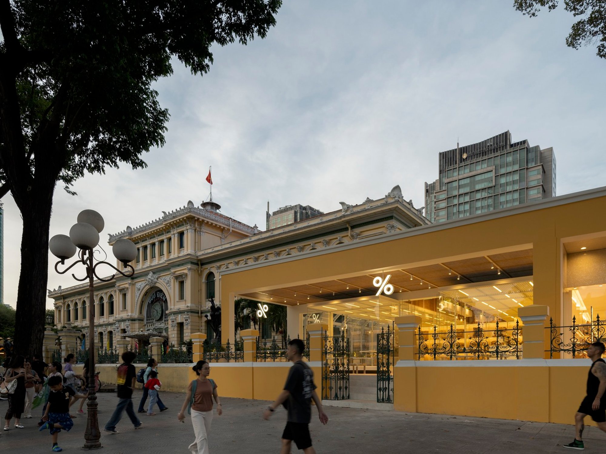 Exploring the Architectural Harmony of % Arabica Ho Chi Minh City Roastery