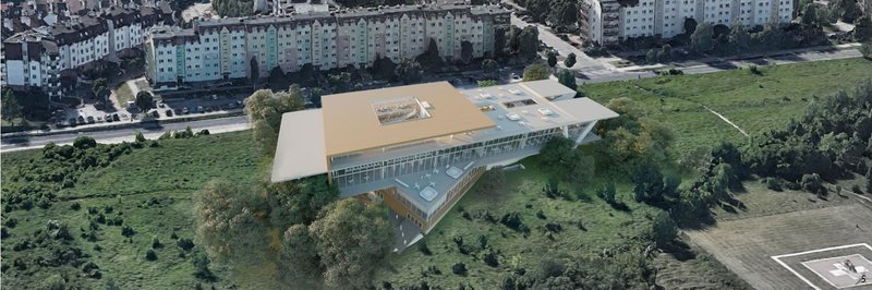 Solaris Library: Merging nature and futuristic architecture in Lublin.