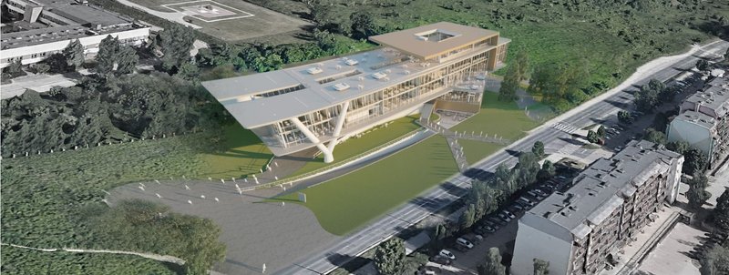 Solaris Library: Merging nature and futuristic architecture in Lublin.