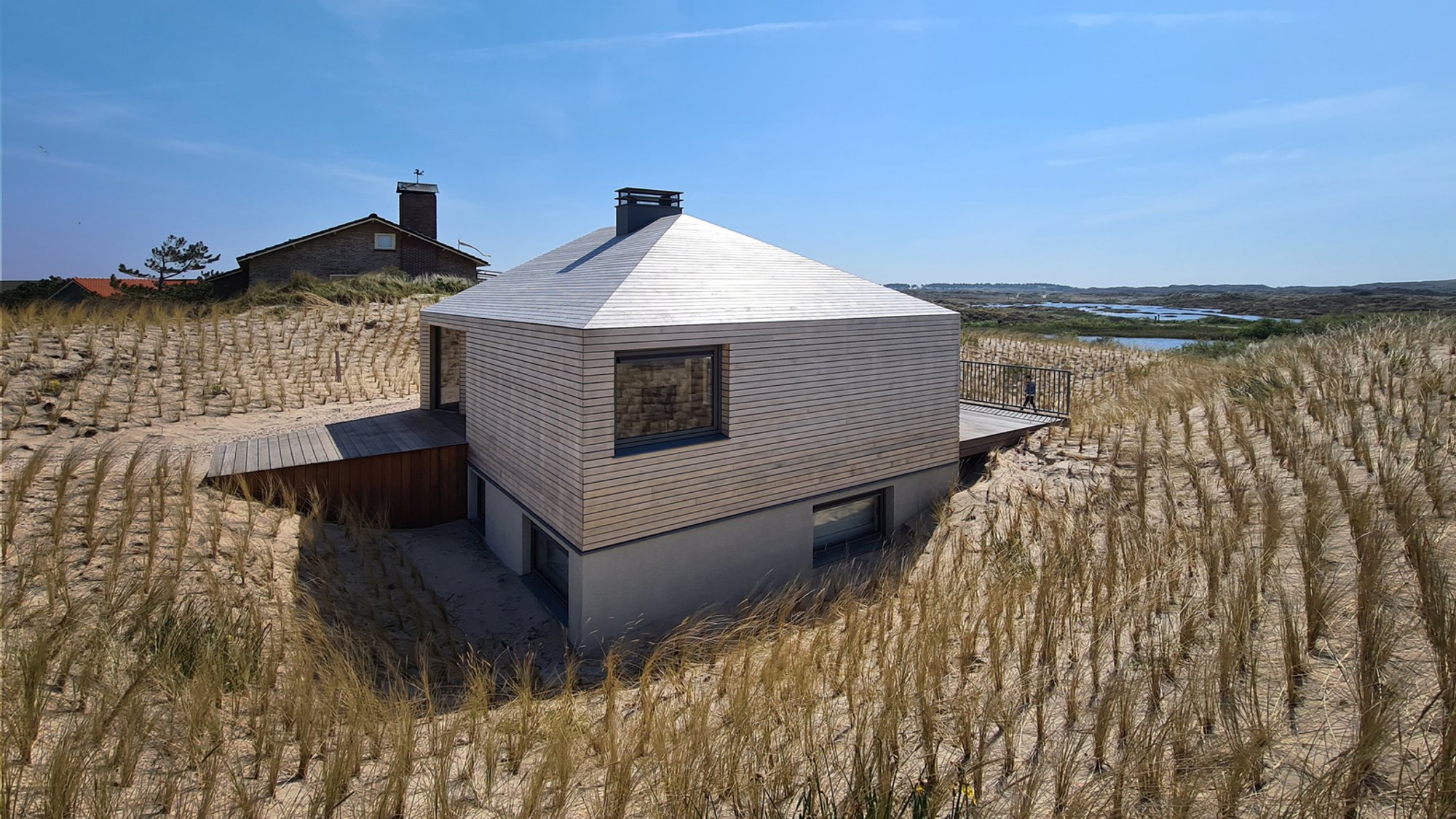2by4-architects Buries a Net-Zero Vacation Home in the Dunes of Terschelling