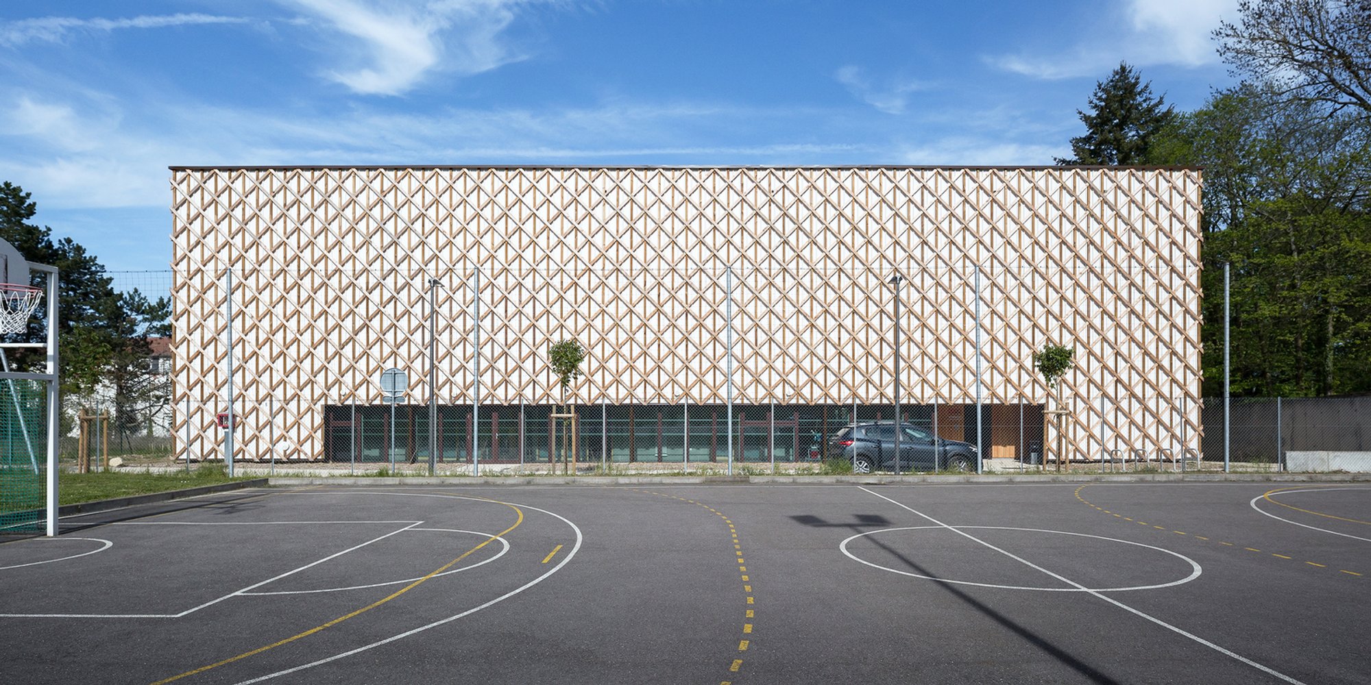 Sustainable Gymnasium Design: Jean Lamour Gymnasium by Studiolada