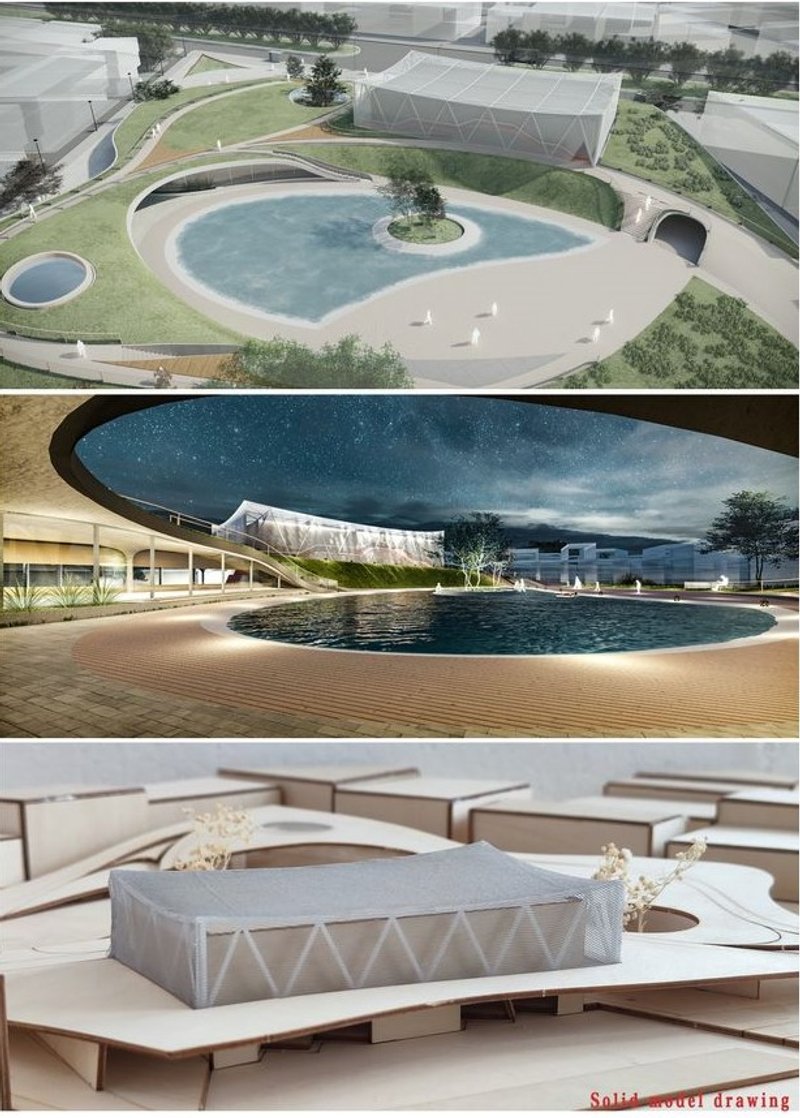 Futuristic design fuses nature, architecture, and community focus.