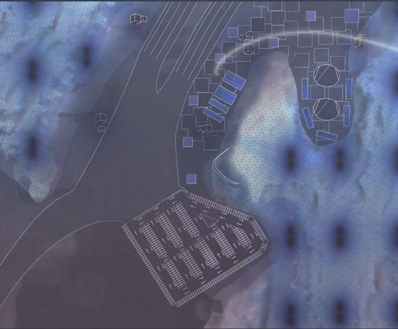 Al Maqar Museum parking area and site access plan.