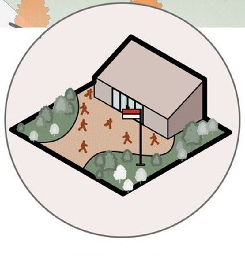 Village of Rebirth: The event area, a space for community.
