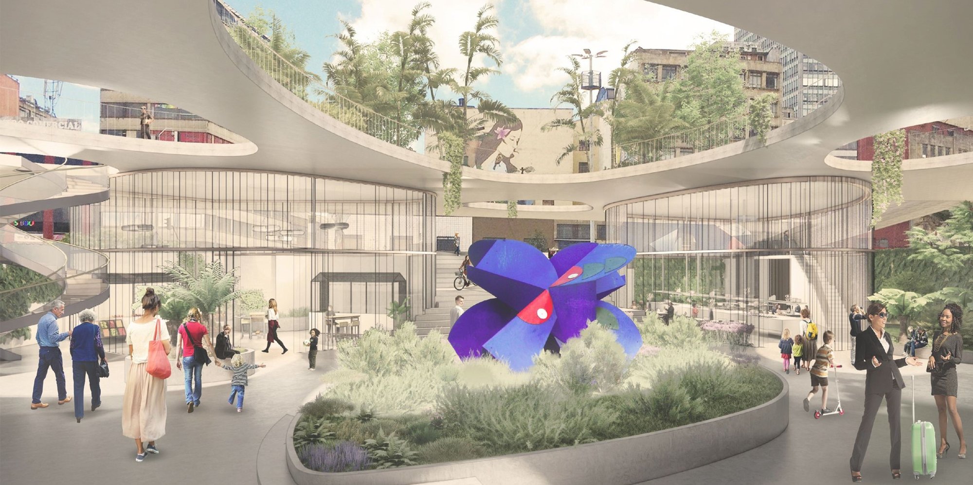 Breathing New Life into Bogotá's San Victorino Square: A Vision of "Roots and Reverie"