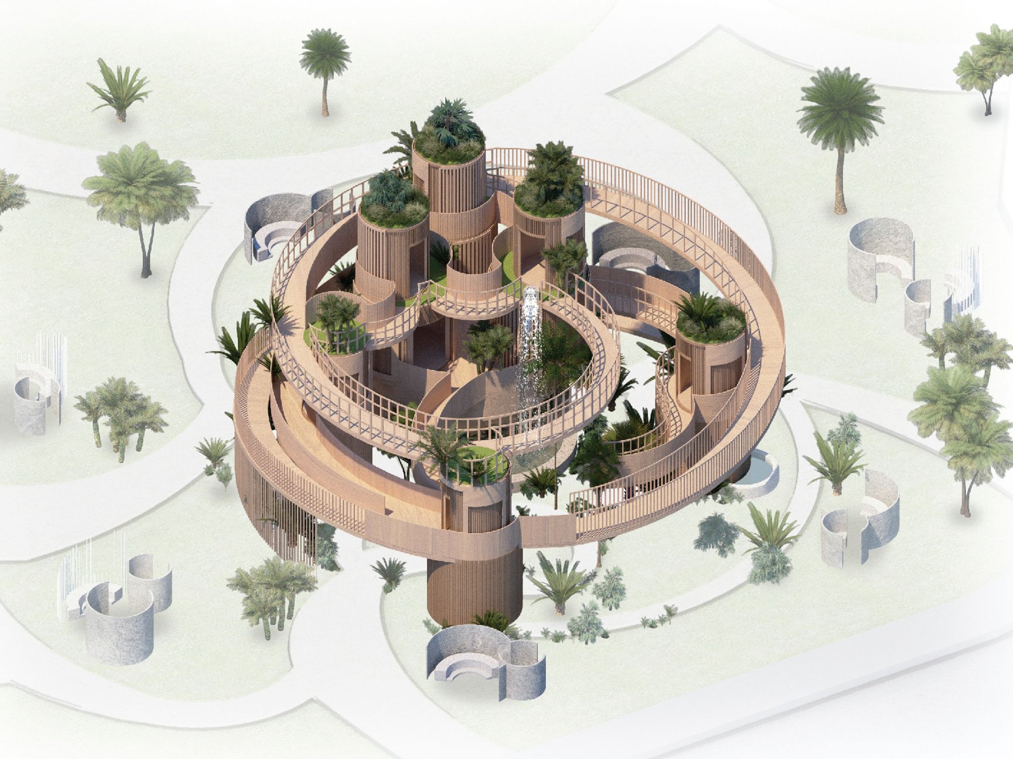 Way of Bond: A Biophilic Cafe Concept Inspired by Brazil's Natural Beauty