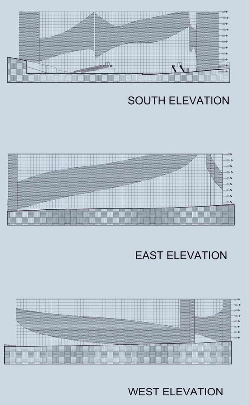 Nomad House: Striking architectural form from every angle.