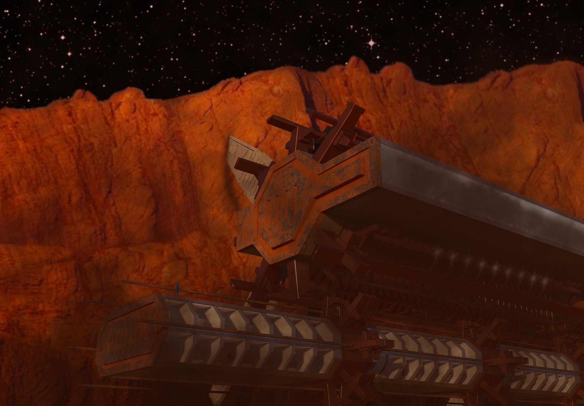 The Martian Vein: Pioneering a Geological Power Plant Colony on Mars