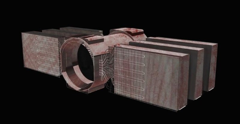 Martian Vein: Dust-to-energy converter design.