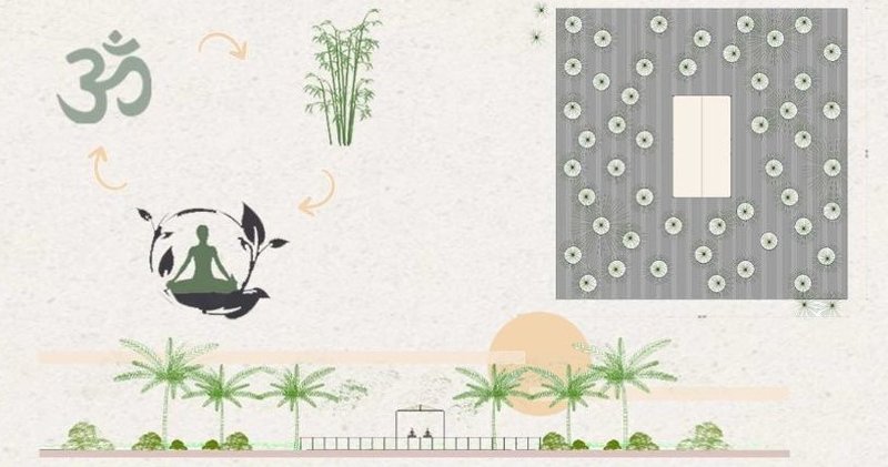 Zen garden design emphasizing meditation, tranquility, and natural elements.