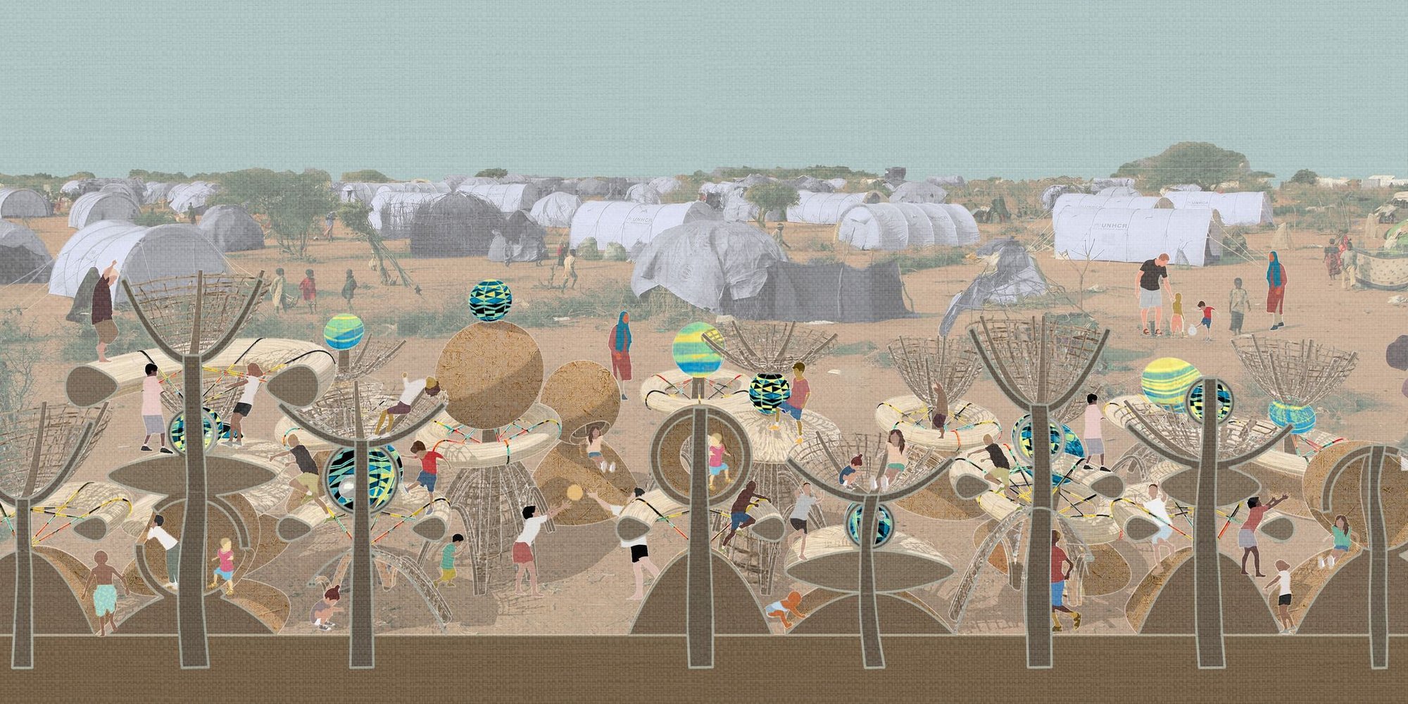 Circles of Life: Modular Playgrounds Revitalizing Dadaab Refugee Camps