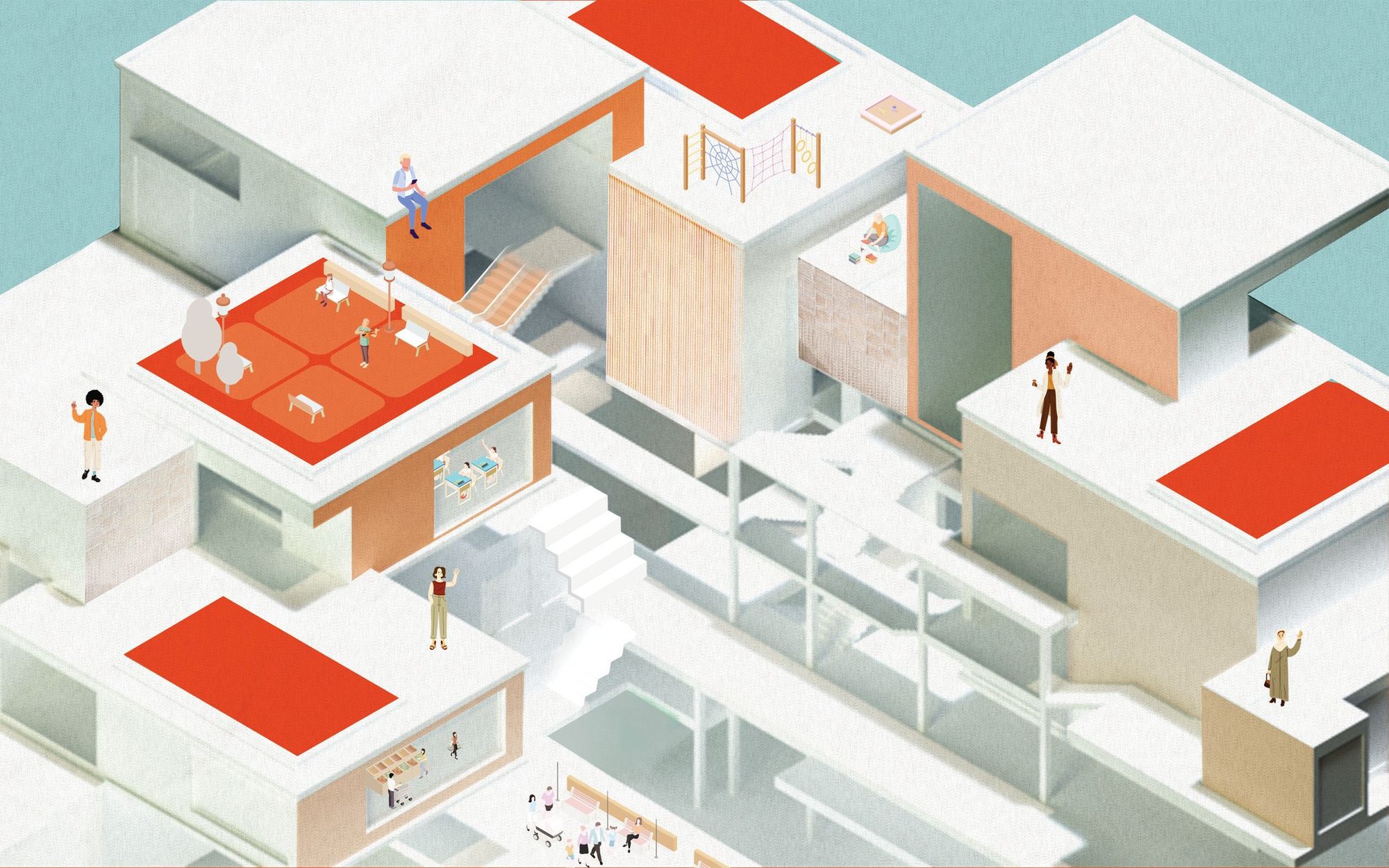 We Stack Up! A Community Center for Cultural Exchange and Adaptation