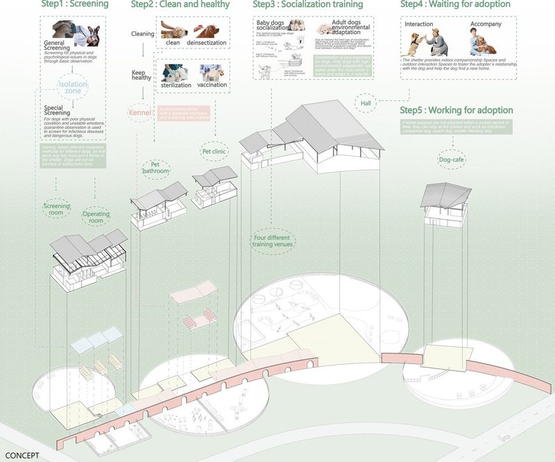 Doggy daycare floor plan