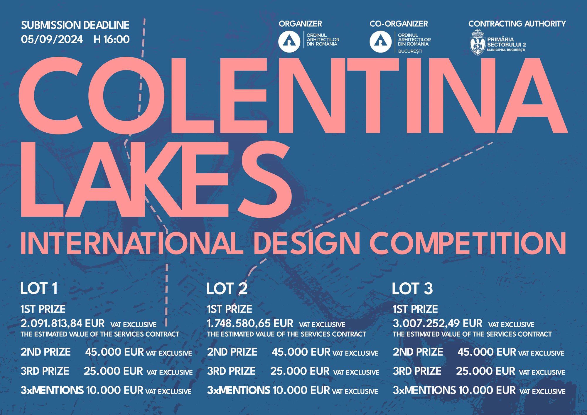 Call for Entries: „Colentina Lakes, 2nd District, Bucharest” International Design Competition