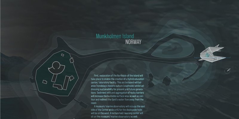 Munkholmen Island's Hybrid Education and Research Center.