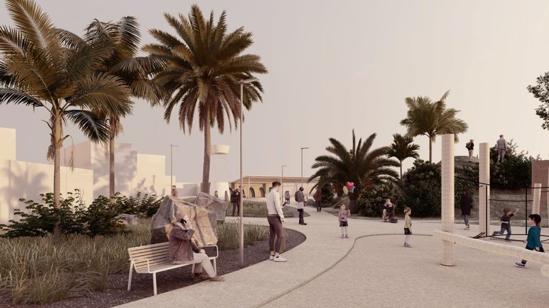 A park for everyone: Diverse spaces for all ages.