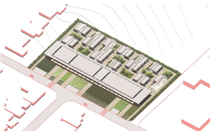 Master plan for Camelot Estates housing development.
